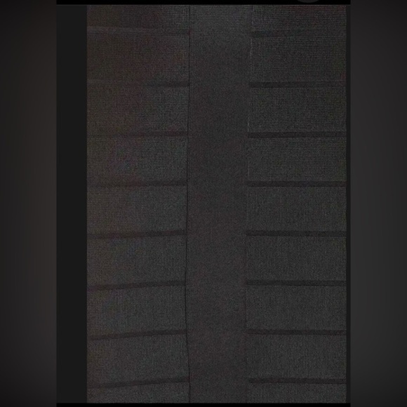 French Connection Women's Black Spotlight Cap-Sleeve Bandage Dress size‎ medium - Picture 7 of 11